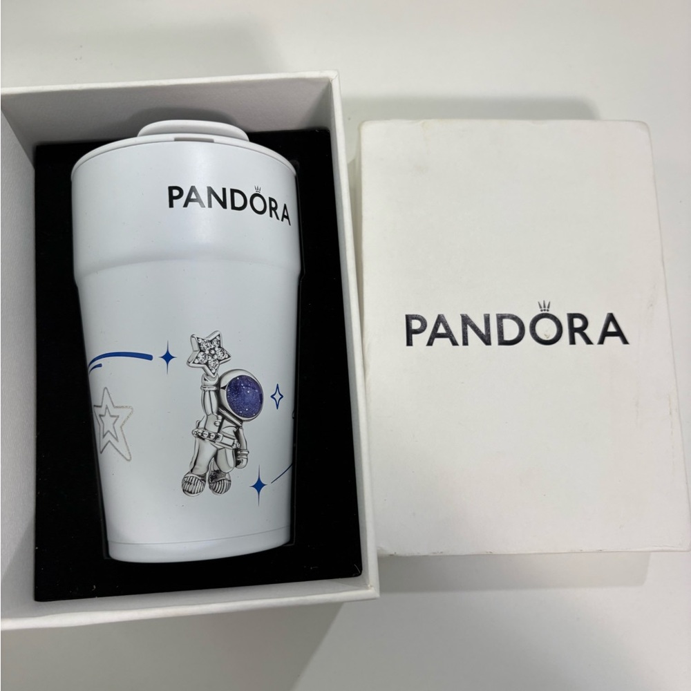 Pandora limited gift White Travel Mug